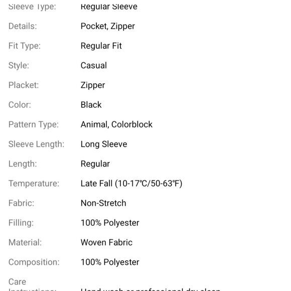 Men's Baseball Jacket - Fleece Lining - Picture 4 of 5